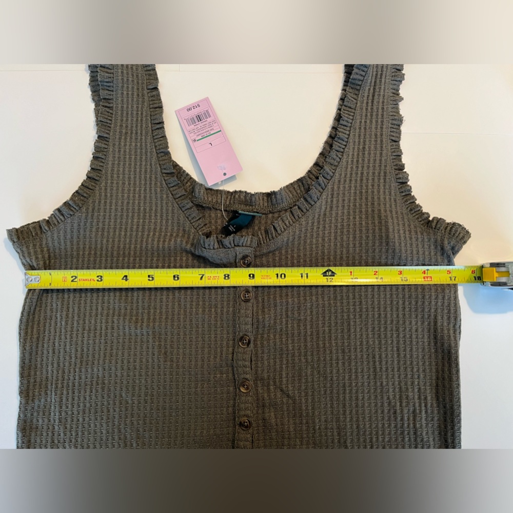 Wild Fable Target Button Front Waffle Tank Top - Picture 8 of 11